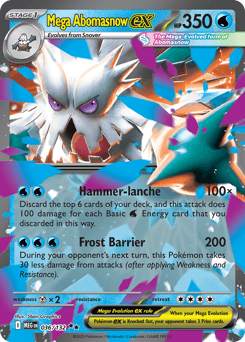 Mega Abomasnow ex Mega Evolution card