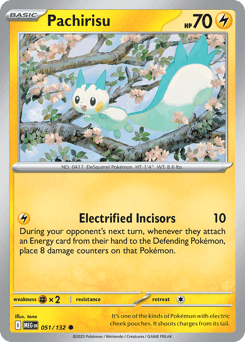 Pachirisu Mega Evolution card