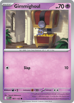 Gimmighoul Mega Evolution card