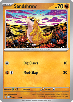 Sandshrew Mega Evolution card