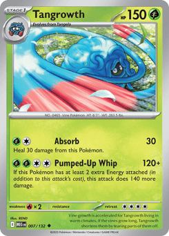 Tangrowth Mega Evolution card