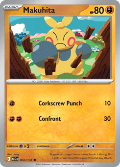 Makuhita Mega Evolution card