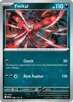 Yveltal Mega Evolution card