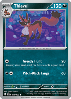 Thievul Mega Evolution card