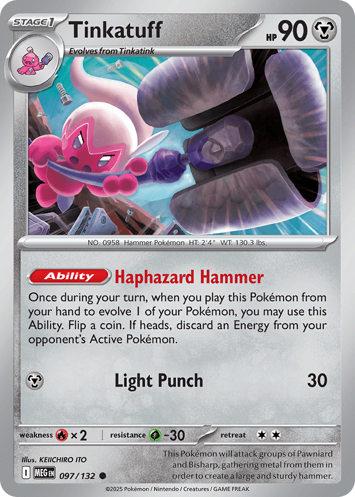 Tinkatuff Mega Evolution card