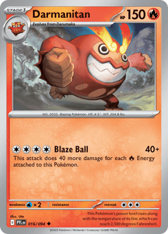 Darmanitan Phantasmal Flames card