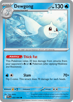 Dewgong Phantasmal Flames card