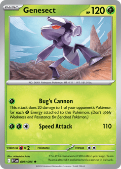 Genesect Phantasmal Flames card