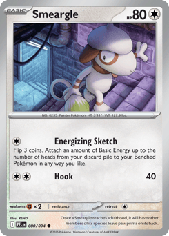 Smeargle Phantasmal Flames card