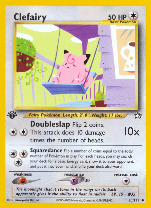 Clefairy Neo Genesis card