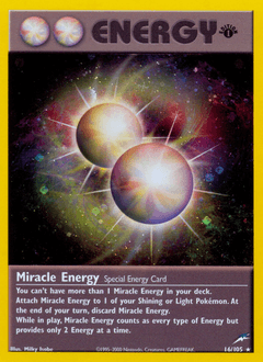 Miracle Energy Neo Destiny card