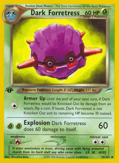 Dark Forretress Neo Destiny card