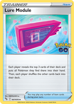 Lure Module Pokémon GO card