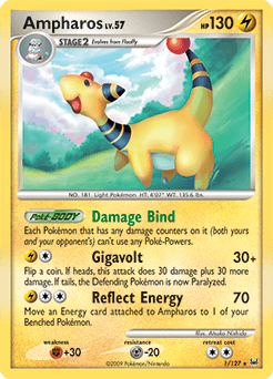 Ampharos Platinum card