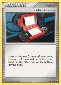 Pokédex HANDY910is Platinum card