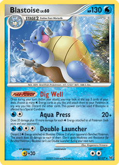 Blastoise Platinum card