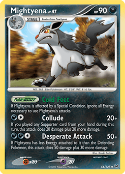 Mightyena Platinum card