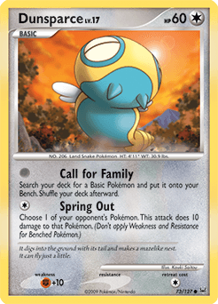 Dunsparce Platinum card