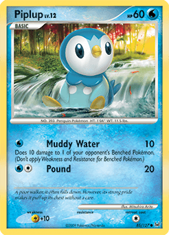 Piplup Platinum card