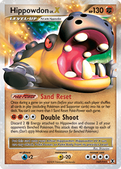 Hippowdon LV.X Rising Rivals card