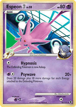 Espeon E4 Rising Rivals card