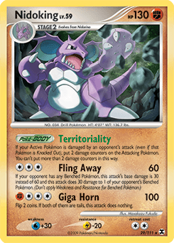 Nidoking Rising Rivals card