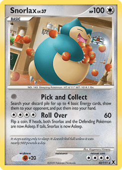 Snorlax Rising Rivals card