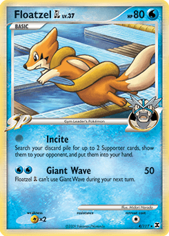 Floatzel GL Rising Rivals card