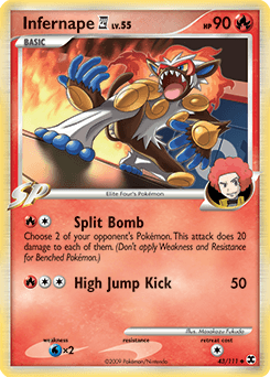Infernape E4 Rising Rivals card