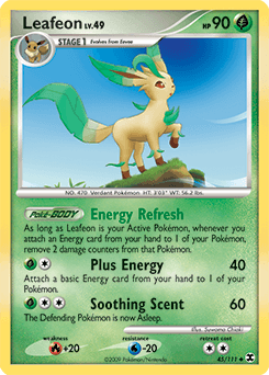Leafeon Rising Rivals card