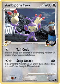 Ambipom G Rising Rivals card