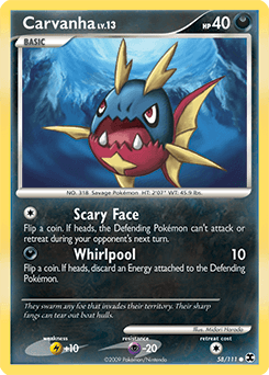 Carvanha Rising Rivals card