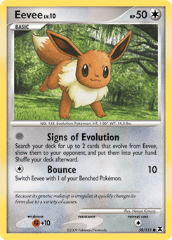 Eevee Rising Rivals card