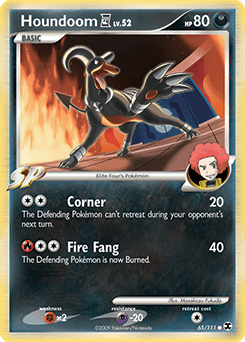 Houndoom E4 Rising Rivals card