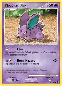 Nidoran ♂ Rising Rivals card