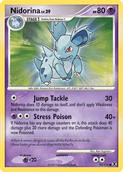 Nidorina Rising Rivals card