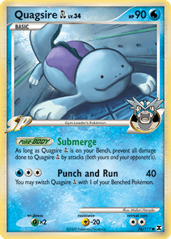 Quagsire GL Rising Rivals card