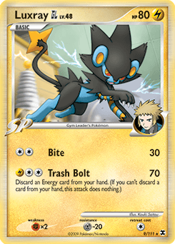 Luxray GL Rising Rivals card