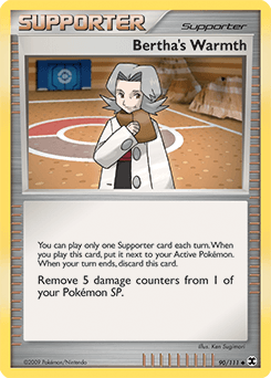 Bertha's Warmth Rising Rivals card