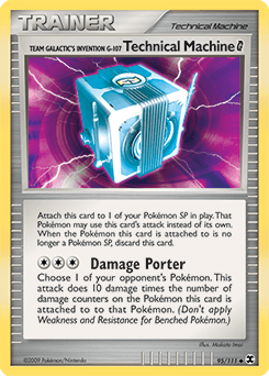 Team Galactic's Invention G-107 Technical Machine G Rising Rivals card