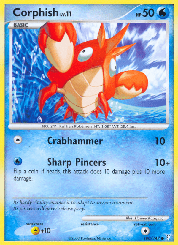 Corphish Supreme Victors card