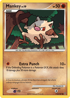 Mankey Supreme Victors card