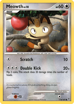 Meowth Supreme Victors card