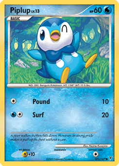 Piplup Supreme Victors card