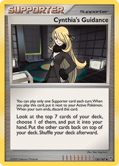 Cynthia's Guidance Supreme Victors card