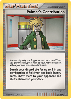 Palmer's Contribution Supreme Victors card