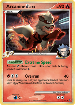 Arcanine G Supreme Victors card