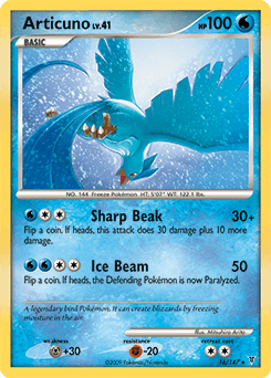 Articuno Supreme Victors card