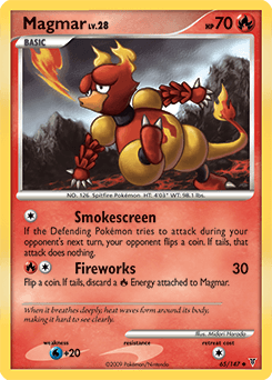 Magmar Supreme Victors card