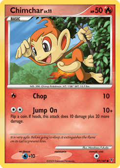 Chimchar Supreme Victors card
